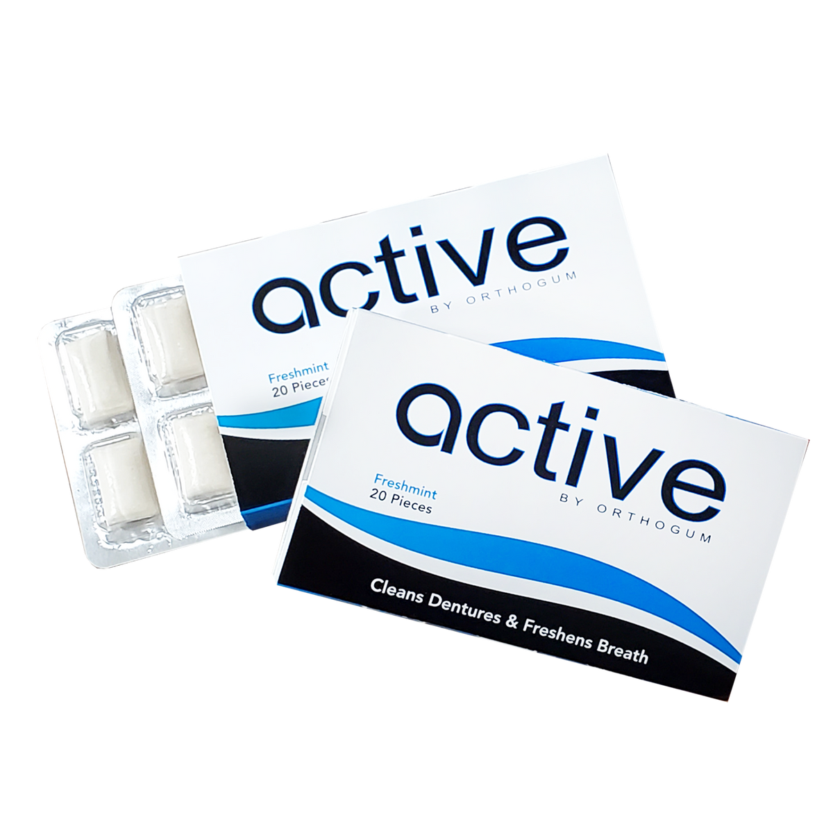 Active™ Denture Gum — 2 pack, 40 pieces